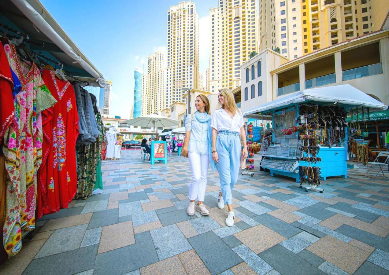 Luxury Jbr I Al Fattan Full Sea View I Free 5 Star Beach Resorts Access Dubai Dış mekan fotoğraf